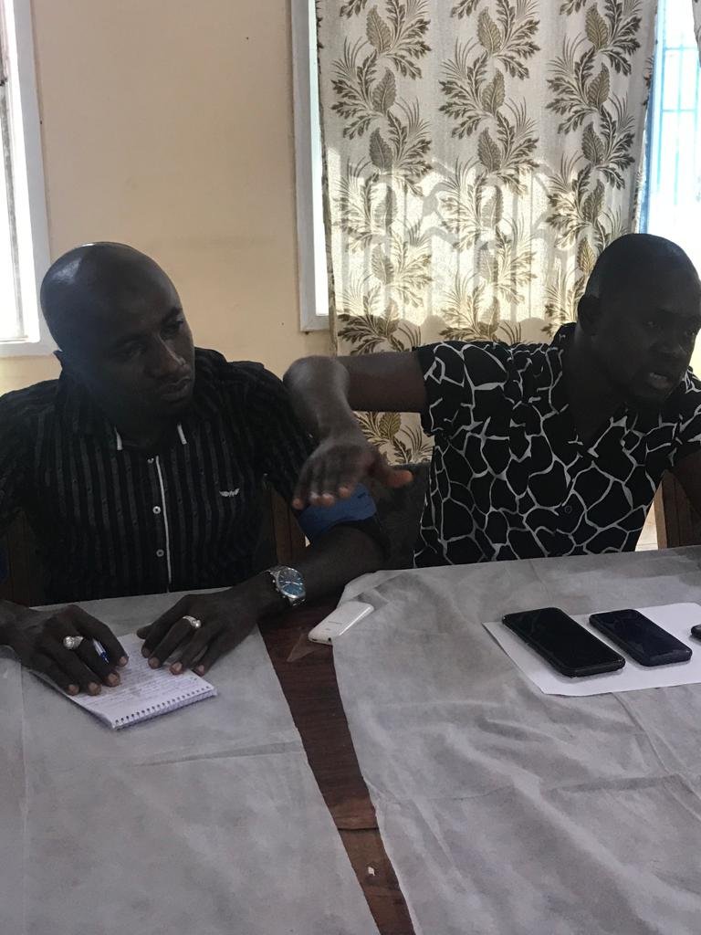 Bwiam Hospital staff audience